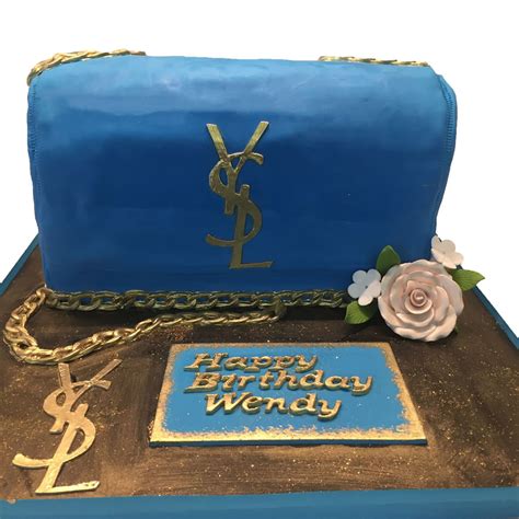 ysl bag cake|Designer YSL bag custom birthday cake – Maddies Cakes.